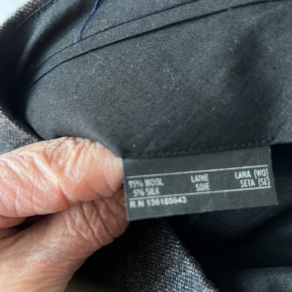 Salvatore Ferragamo Women Grey Wool Pant - Picture 4 of 7